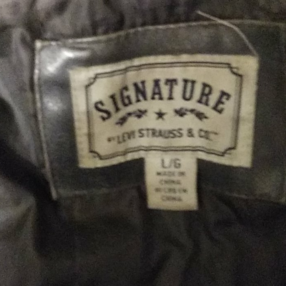 Levi Strauss & co signature leather jacket